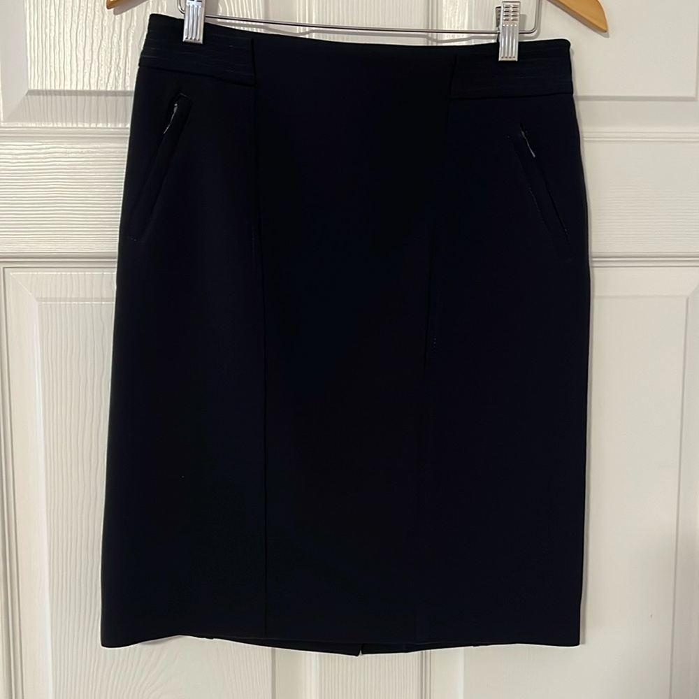 Classic navy skirt